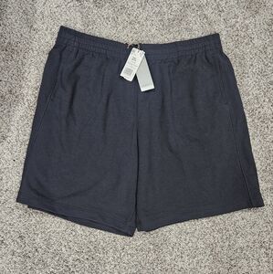 Adidas men's black sweat shorts